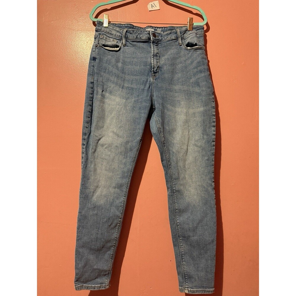 3/$15 Old Navy Womens Jeans 16 Short Petite Blue Denim Bottoms Pants Rockstar